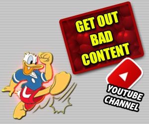 Get out Youtube Channel Bad Content